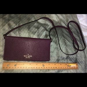 Like New Kate Spade Mini Crossbody Burgundy